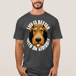 T-shirt La vie est meilleure avec un Amoureux des chiens A