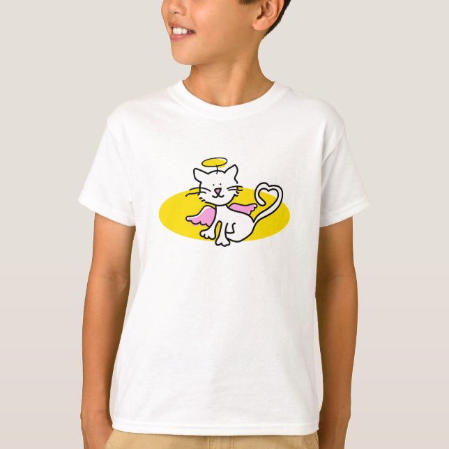T-shirt la vie est meilleure avec un chat (Devant)