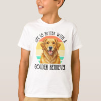 La vie est meilleure avec un golden retriever