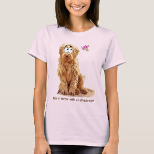 T-shirt La vie est meilleure avec un Labradoodle