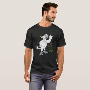 T-shirt la vie est meilleure avec un perroquet