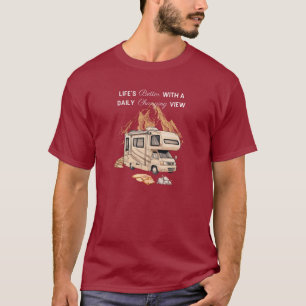 T-shirt La vie est meilleure avec une vision changeante qu
