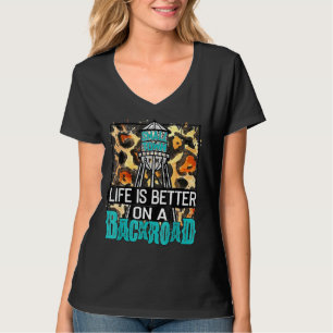 T-shirt La Vie Est Meilleure Dans Le Sud De La Côte Ouest