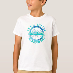 T-shirt la vie est meilleure en VTT