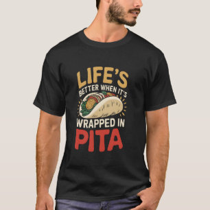 T-shirt La vie est meilleure quand elle est enveloppée dan