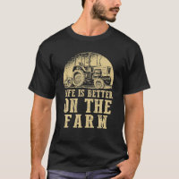 La Vie Est Meilleure Sur Le Tracteur De Rêve De Fe