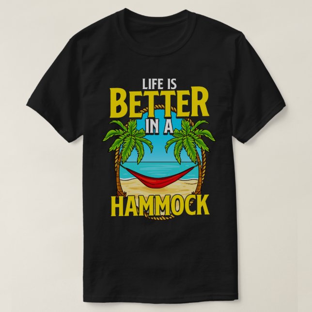 T-shirt La Vie Est Mieux À Hammock Beach Summer (Design devant)