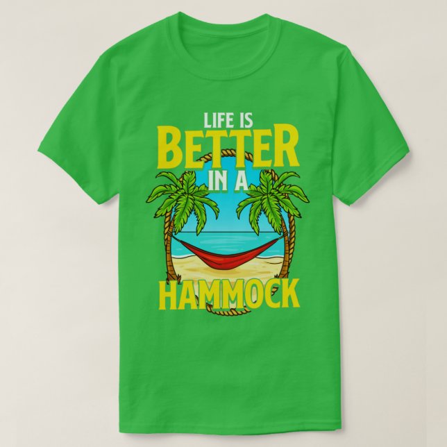 T-shirt La Vie Est Mieux À Hammock Beach Summer (Design devant)