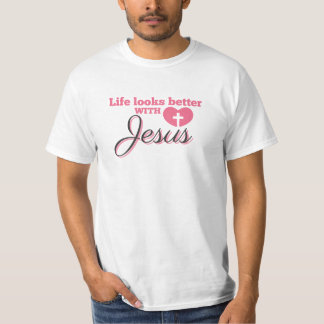 T-shirt La vie est plus belle avec Jésus