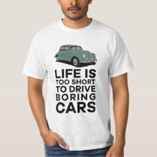 T-shirt La vie est trop courte - Morris Minor