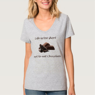 T-shirt La vie est trop courte pour ne pas manger le T-shi