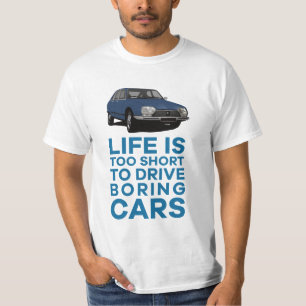 T-shirt La vie est trop courte pour s'ennuyer - GS en 9 co
