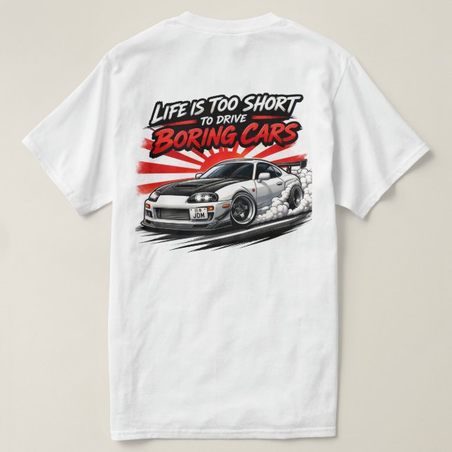 T-shirt La vie est trop courte Tee (Design dos)