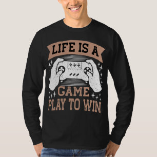 T-shirt la vie est un gameplay à gagner