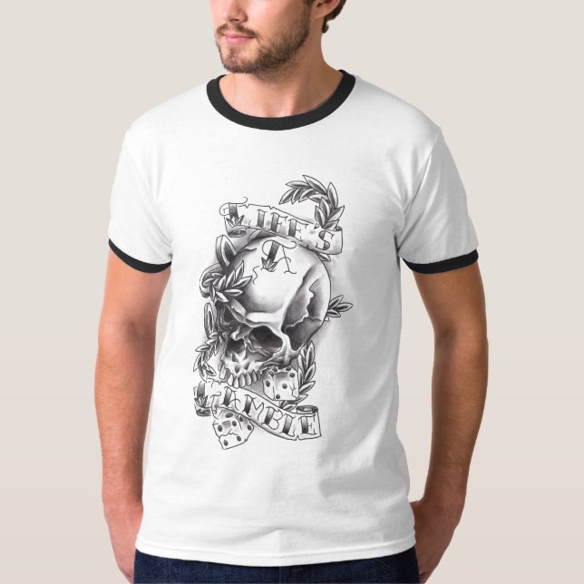 T-shirt La vie est un jeu (Devant)