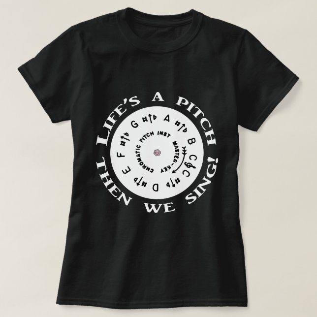 T-shirt La vie est un pas (Design devant)