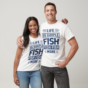 T-shirt La vie est un poisson simple
