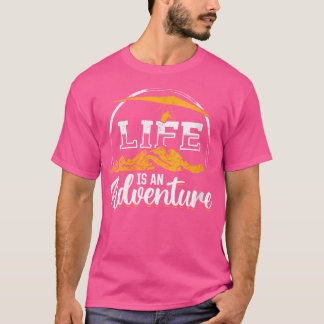 T-shirt La vie est une aventure - Vol en deltaplane