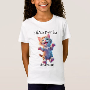 T-Shirt La vie est une aventurière pure aventure Cute Flyi