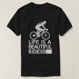 T-shirt La Vie Est Une Belle Balade En Cycliste Amusant