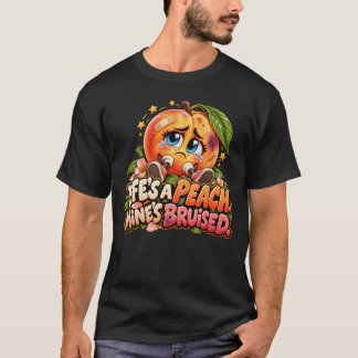 T-shirt La vie est une pêche, la mienne est meurtrie Pêche