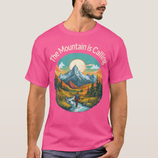 T-shirt La Vie Est Vraiment Bon Été Bon Randonnée Montagne