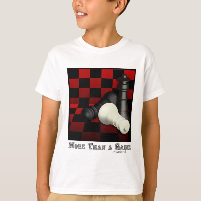 T-shirt La vie et échecs (Devant)