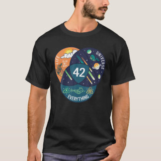 T-shirt La Vie L'Univers Et Tout 42 Répondre À La Vie