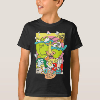 T-shirt La vie moderne de Rocko, équipe hilarante rétro