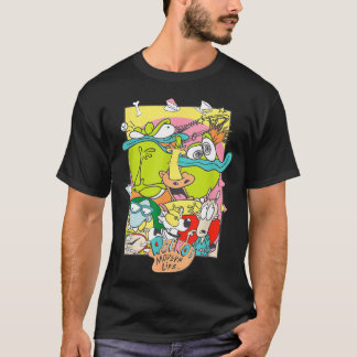 T-shirt La vie moderne de Rocko, équipe hilarante rétro