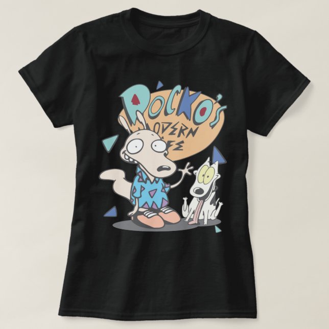 T-shirt La vie moderne des Rokos (Design devant)