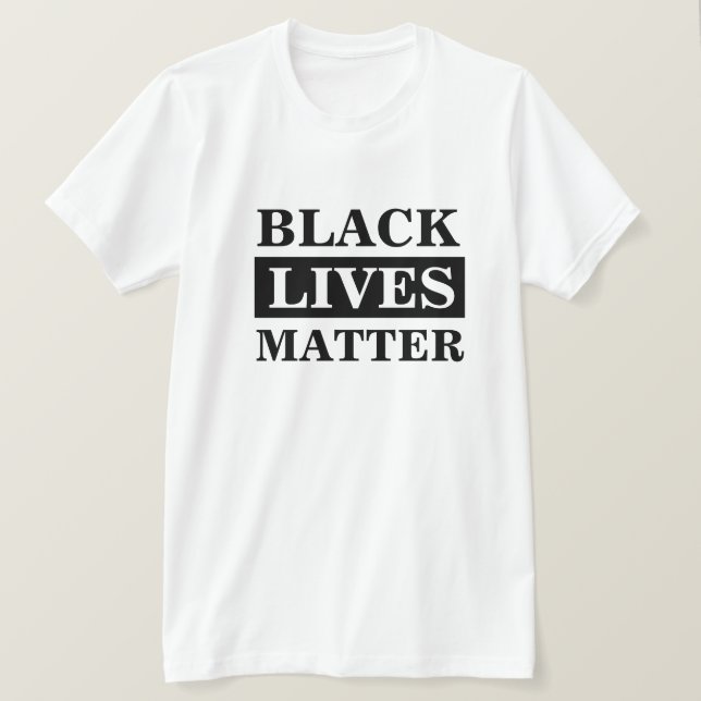 T-shirt La vie noire compte (Design devant)