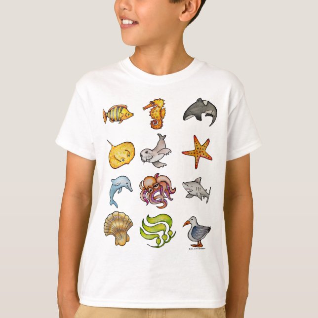 T-shirt La vie océanique (Devant)