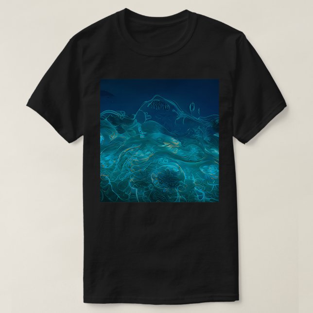 T-shirt La vie océanique dans le style baroque flamand ave (Design devant)
