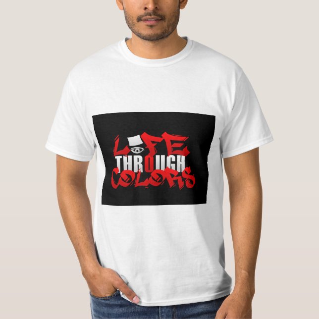 T-shirt La vie par des couleurs (Devant)