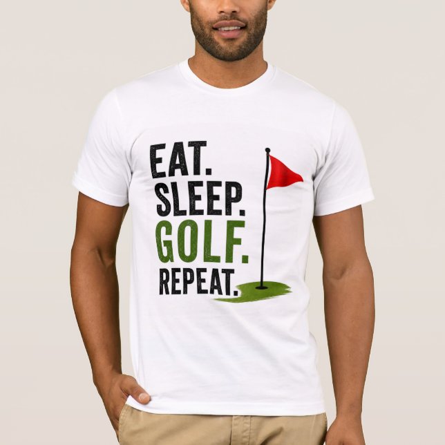 T-shirt La vie quotidienne de golf (Devant)