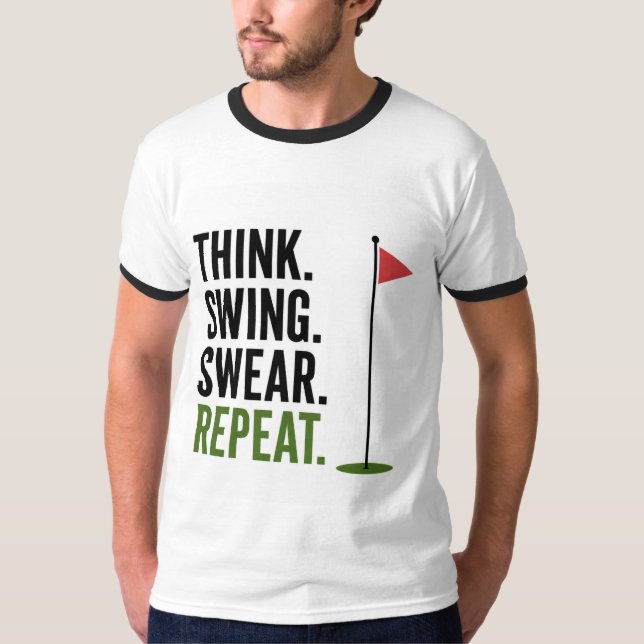 T-shirt La vie quotidienne de golf (Devant)