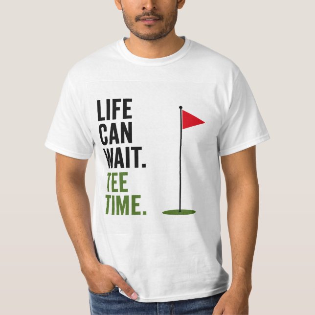 T-shirt La vie quotidienne de golf (Devant)