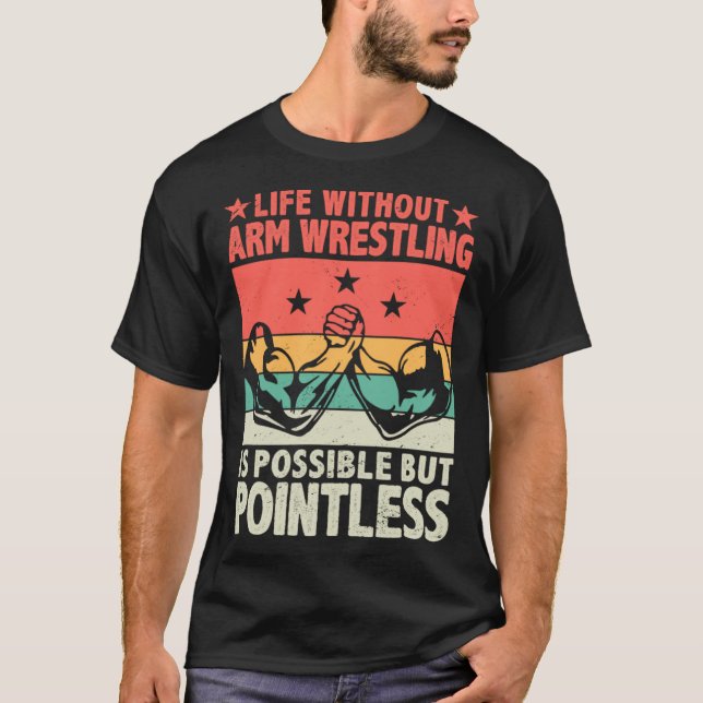 T-shirt La Vie Sans Lutte Contre Les Bras Est Possible Mai (Devant)