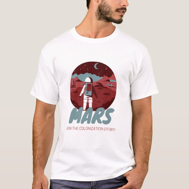 T-shirt La vie sur Mars (Devant)