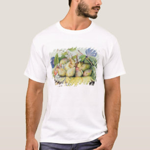 T-shirt La vie toujours avec des prunes, des noix et le