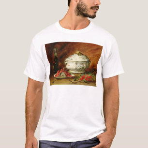 T-shirt La vie toujours avec une soupière de soupe