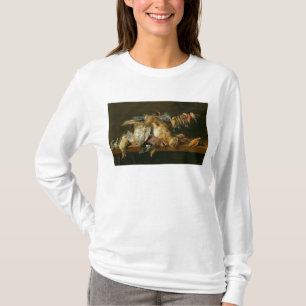 T-shirt La vie toujours des oiseaux morts et d'un lièvre