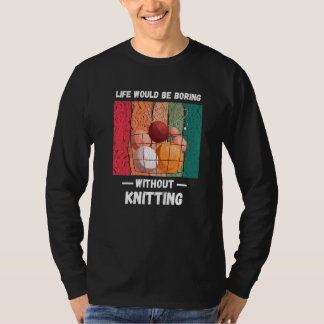 T-shirt La vie vintage serait ennuyeuse sans l'amour du tr
