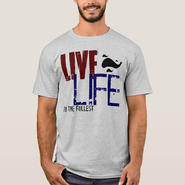 T-SHIRT LA VIE VIVANTE PLEINEMENT (Devant)