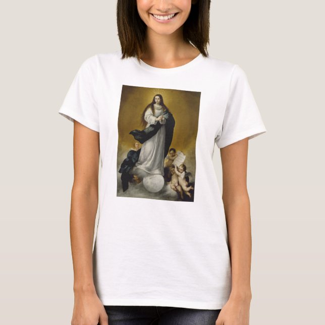 T-shirt La Vierge de la conception impeccable (Devant)