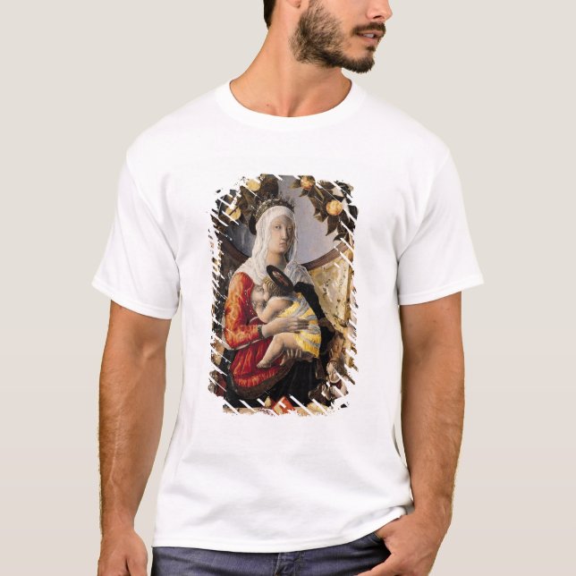 T-shirt La Vierge et l'enfant entourés par huit (Devant)