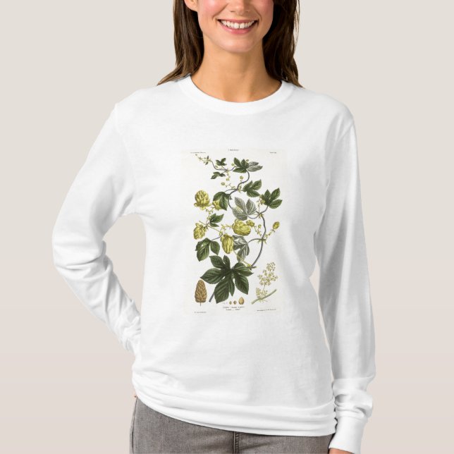 T-shirt La vigne d'houblon, "du jeune terrien", édité (Devant)