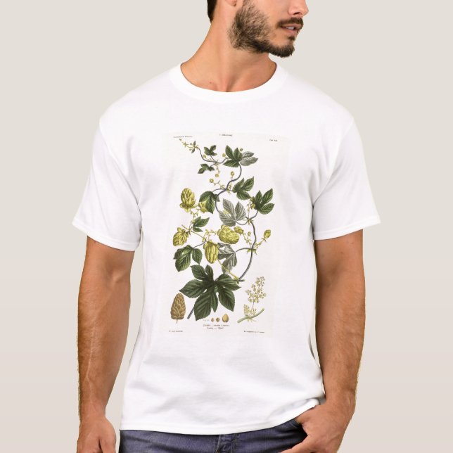 T-shirt La vigne d'houblon, "du jeune terrien", édité (Devant)