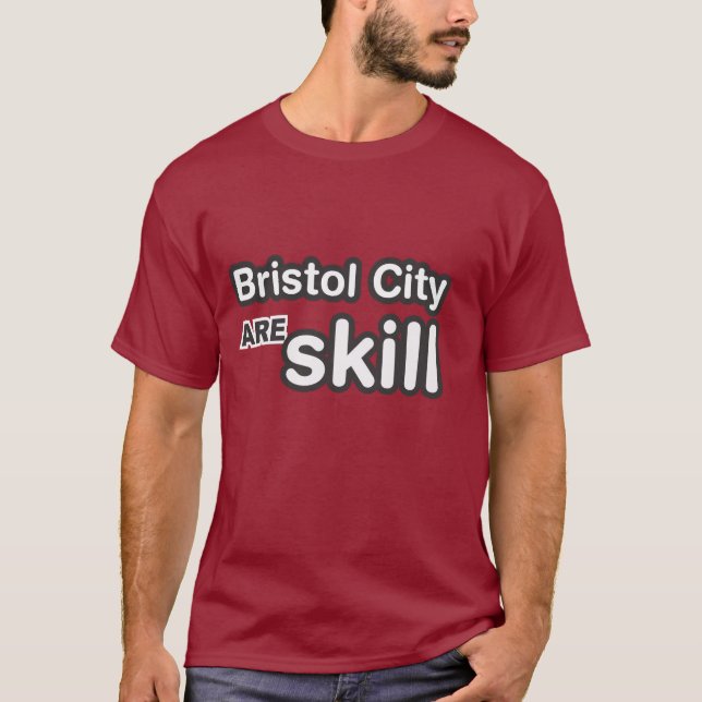 T-shirt La ville de Bristol sont compétence (Devant)